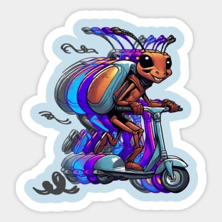 ant scooters Sticker